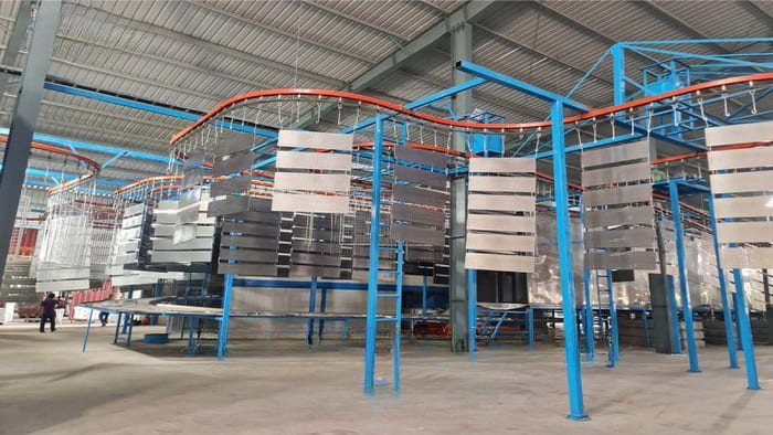 công nghệ sản xuất kệ kho hàng ninh bình