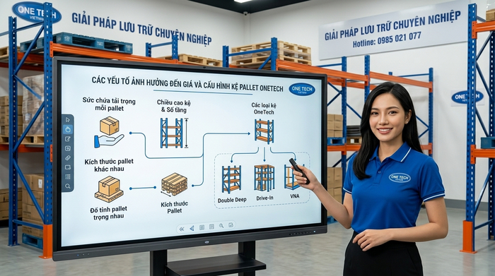 Báo giá kệ pallet Ninh Bình theo tải trọng Báo giá kệ pallet Ninh Bình theo tải trọng và cấu hình kho