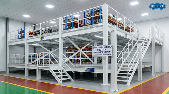 Báo giá kệ sàn mezzanine Ninh Bình theo tải trọng