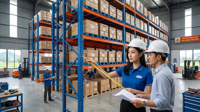 Khảo sát lắp đặt kệ pallet Ninh Bình Khảo sát và lắp đặt kệ pallet Ninh Bình tại kho hàng