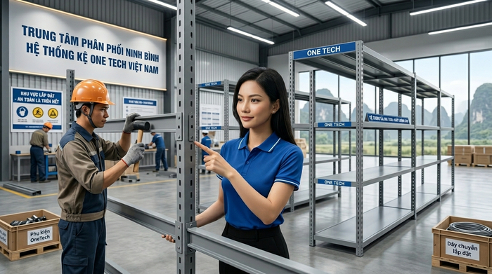 Thi công lắp đặt kệ trung tải Ninh Bình Lắp đặt kệ trung tải Ninh Bình tại kho hàng thực tế