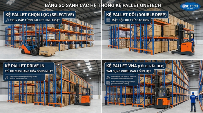 So sánh các loại kệ pallet Ninh Bình So sánh các loại kệ pallet phù hợp tại Ninh Bình