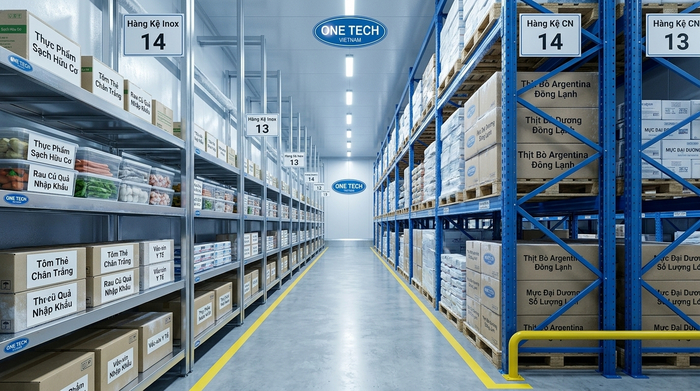 Kệ kho lạnh công nghiệp cho kho pallet tại Ninh Bình