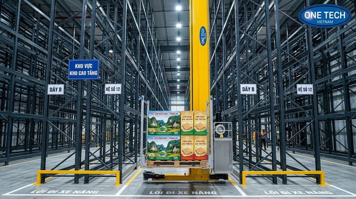 Cấu hình Stacker-Crane phù hợp kho pallet Cấu hình Stacker-Crane cho kho pallet tại Ninh Bình
