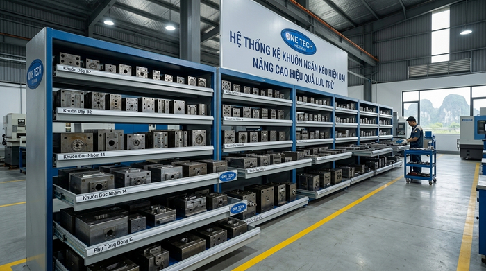 Kệ khuôn ngăn kéo chịu tải cho khuôn nặng Kệ khuôn ngăn kéo cho khuôn nặng tại xưởng sản xuất Ninh Bình