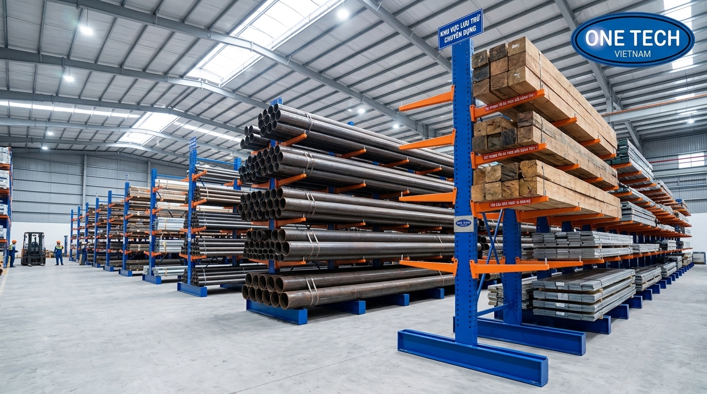 Kệ tay đỡ chịu tải cao Ninh Bình Kệ tay đỡ chịu tải cao cho kho vật liệu tại Ninh Bình