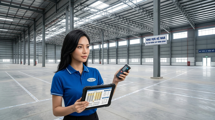 Khảo sát kho trước khi lắp đặt kệ narrow aisle Ninh Bình