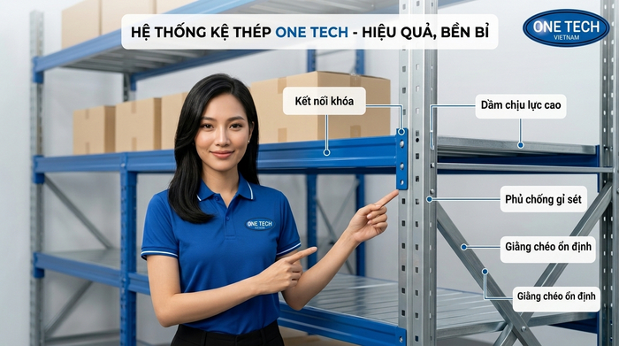 Giải đáp thắc mắc lắp đặt và bảo trì kệ sắt Quá trình lắp đặt hệ thống kệ kho hàng nhanh chóng