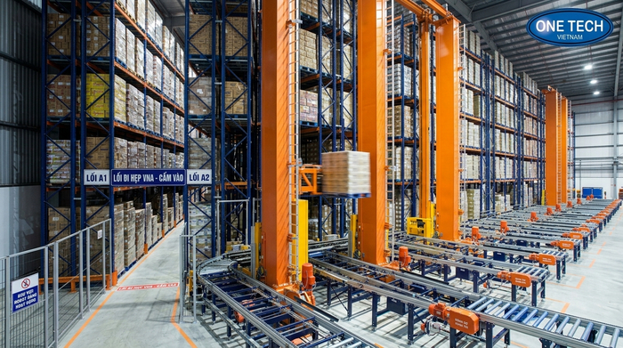 Thiết kế layout kho hẹp cho Stacker-Crane Layout kho hẹp phù hợp lắp đặt Stacker-Crane