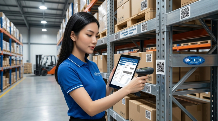 Hệ thống quản lý kho thông minh WMS tích hợp Quản lý kho thông minh bằng mã QR và WMS tích hợp