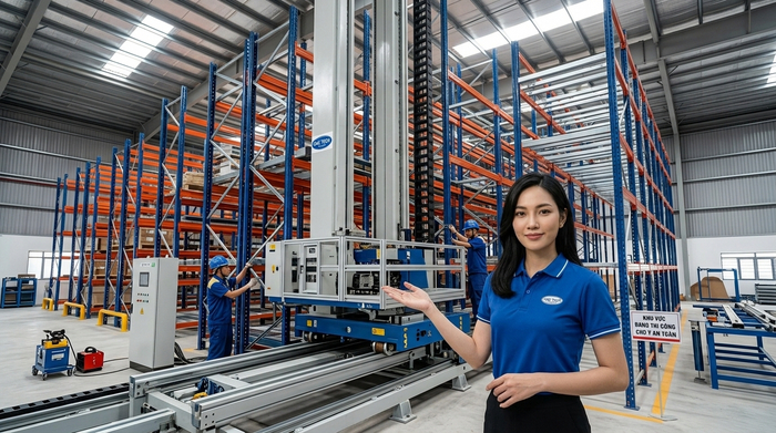 Quy trình triển khai Stacker-Crane Ninh Bình Quy trình lắp đặt Stacker-Crane tại Ninh Bình