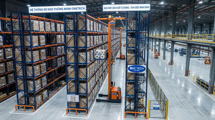 Stacker-Crane Ninh Bình cho kho sản xuất Stacker-Crane cho kho sản xuất tại Tam Điệp Ninh Bình