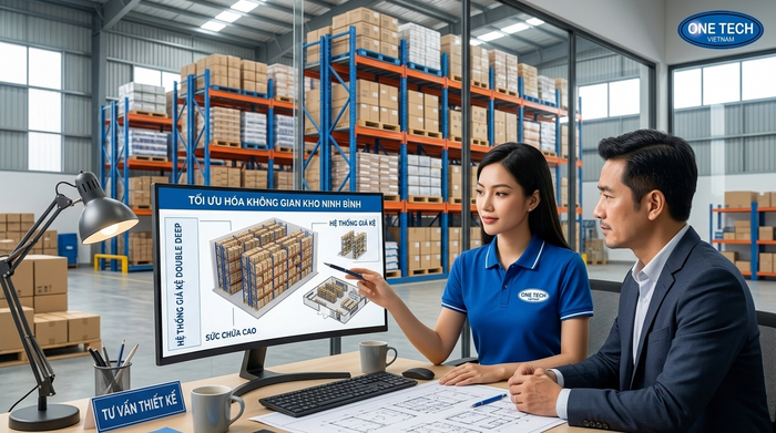 Tư vấn thiết kế Kệ Double Deep Ninh Bình bởi OneTech Tư vấn thiết kế Kệ Double Deep Ninh Bình bởi Kệ kho hàng Ninh Bình OneTech