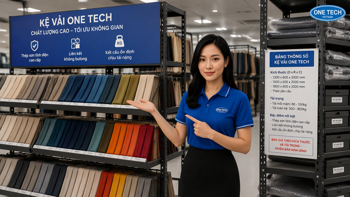 Các yếu tố ảnh hưởng đến báo giá kệ để vải Báo giá kệ để vải Ninh Bình theo kích thước và tải trọng