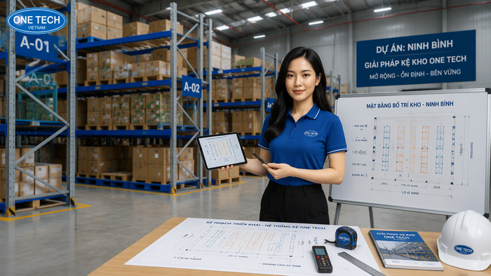 Khảo sát thiết bị nhà kho Ninh Bình trước khi báo giá Khảo sát mặt bằng lắp đặt kệ kho hàng tại Ninh Bình
