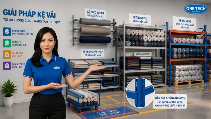 Liên hệ tư vấn kệ để vải Ninh Bình Tư vấn kệ để vải Ninh Bình tại Kệ kho hàng Ninh Bình