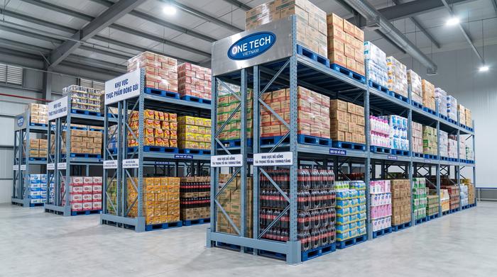 Kệ kho FMCG Ninh Bình tối ưu lưu trữ hàng tiêu dùng nhanh Kệ kho FMCG Ninh Bình trong kho hàng tiêu dùng nhanh