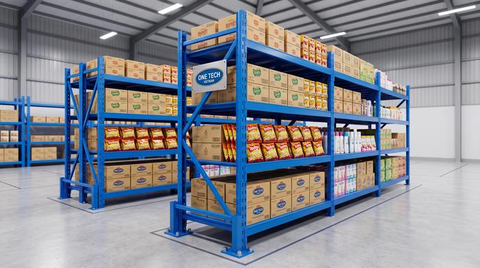 Lớp sơn tĩnh điện chống gỉ cho kệ kho FMCG Kệ kho thép sơn tĩnh điện chống gỉ cho hàng FMCG